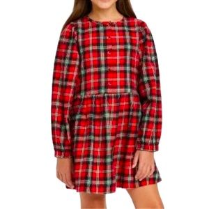 [Cat & Jack] Long Sleeve Plaid Dress